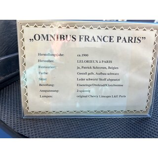 Omnibus France Paris, BJ ca. 1900